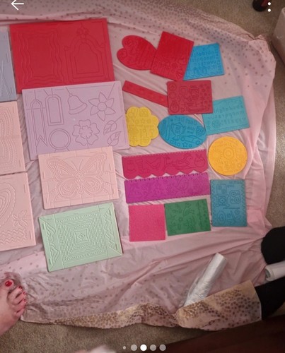 Embossing boards various - boards,