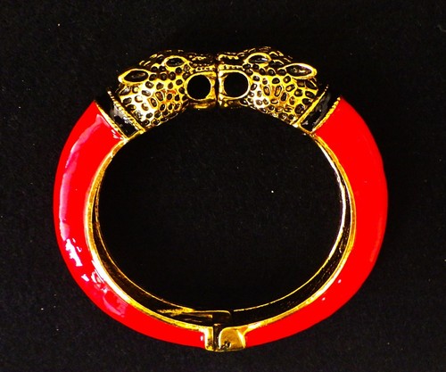 Glamorous double panther head - panther,