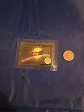 Meteorite stardust card. Stardust from Gibeon SRC 3 meteor