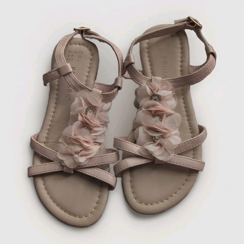 Girls pink diamonte flower - pink,