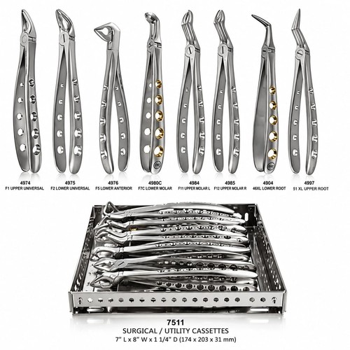 Piece dental extraction - 8-piece,