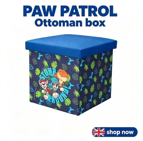 Paw patrol home storage stool - paw,