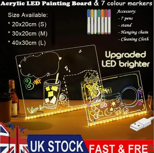 Led note board with color - led,