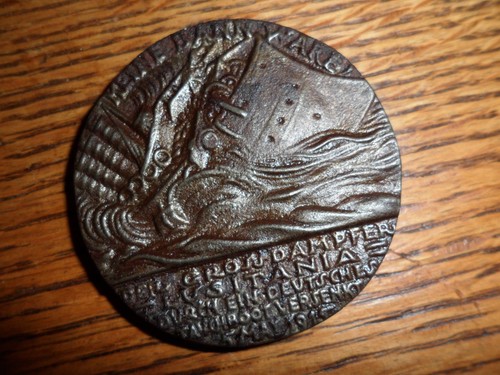 Karl goetz lusitania medal - karl,