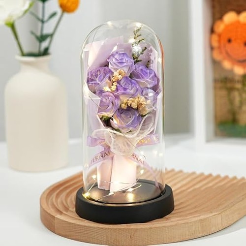 Luxury eternal rose glass - rose,