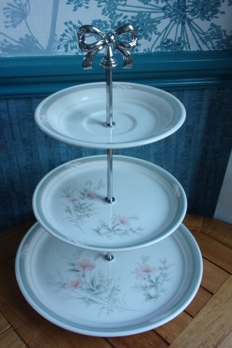 Noritake vintage tier floral - tier,