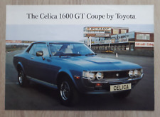Toyota Celica 1600 GT Coupe Brochure 1977