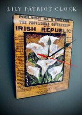 Irish Patriot time piece Clock