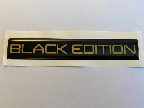 Black edition car - edition, badge