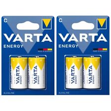 4 x VARTA C Energy Alkaline