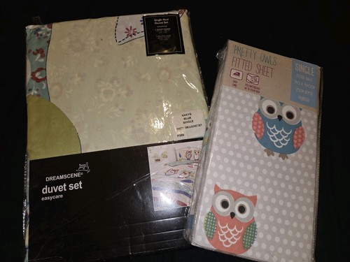 Owl single duvet - set, plus