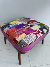 Ercol Footstool Reupholstered