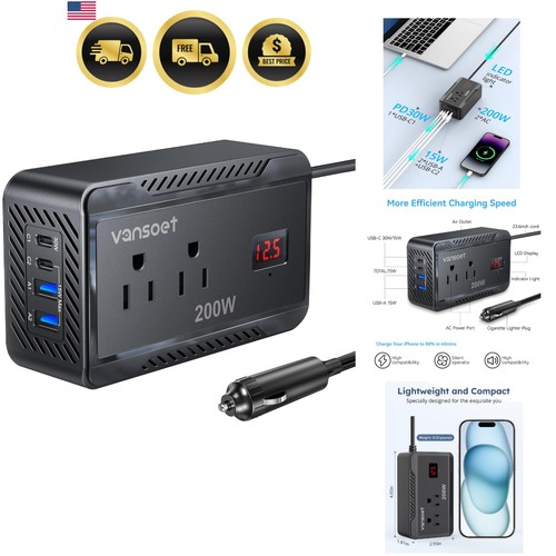 200w car power - car, 12v