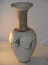 Sue Todd Kiln Lodge Studio Pottery Oriental Style Large Vase Great Design Piece