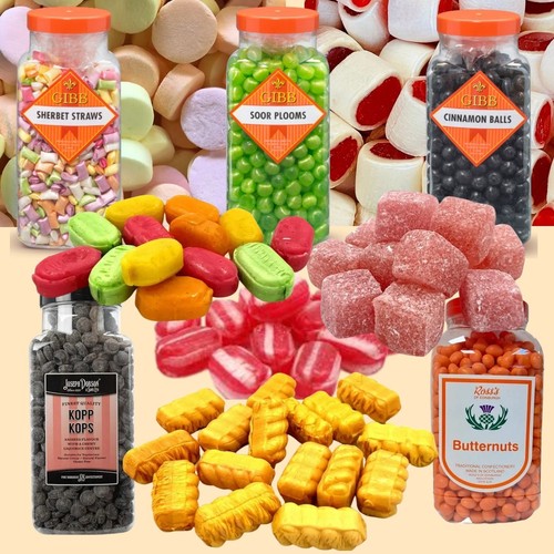 Traditional hard boiled sweets - traditional,