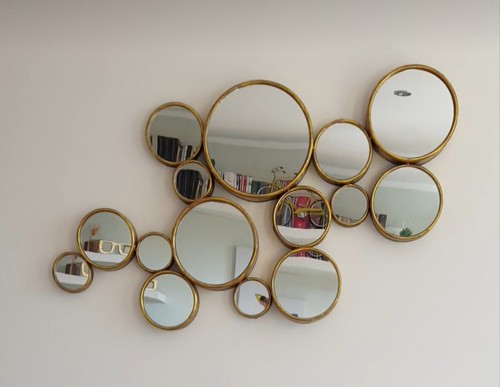 Bubbles wall mirror - bubbles,