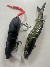 multi jointed fishing lures jerk swimming bait pike bass 16g 19g tackle rat fish