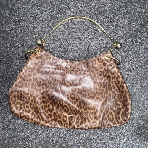 Y2k leopard print shoulder bag - shoulder,