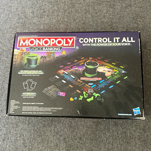 Hasbro monopoly voice banking - hasbro,