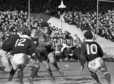 MERVYN DAVIES 1970 ACTION PHOTO PRINT WALES RUGBY UNION WELSH