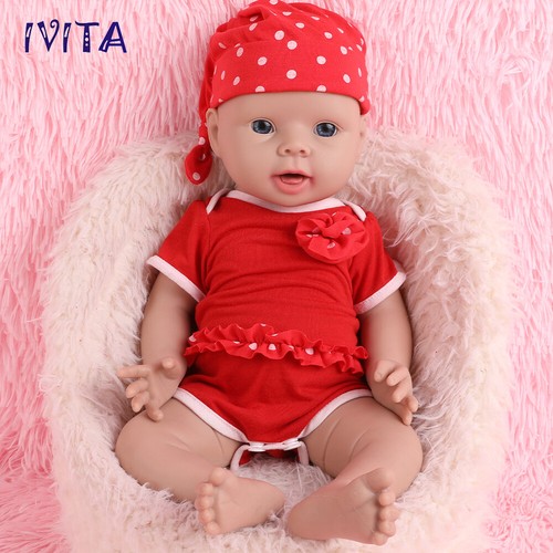 Ivita lifelike girl baby - 20'',