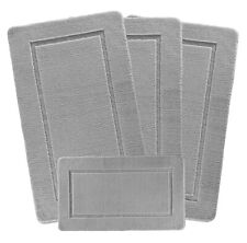 ROMANY GYPSY CARAVAN MICROFIBER WASHABLE RUGS 4pcs SET, ULTRA SOFTNESS, Kaan