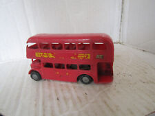 TRIANG MINIC PUSH AND GO PLASTIC DOUBLE DECKER BUS SPARES OR REPAIR !!