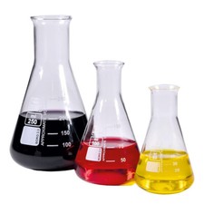 Erlenmeyer Flask Set Glass - 3