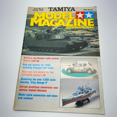 1986 tamiya issue 5 model - tamiya,
