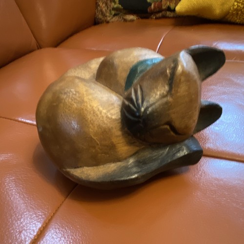 Carved wood sleeping - carved,