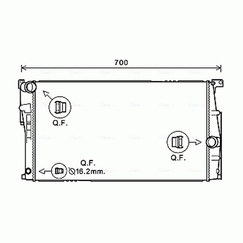 Radiator for bmw series - for,