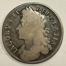 1685 James II Silver Half