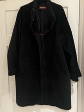 Max Mara Studio black alpaca