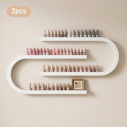 Wall mounted nail polish - nail,