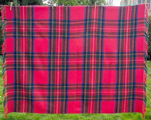 Vintage stuart tartan - vintage,
