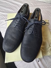 Bally men blue derby leather - bally,
