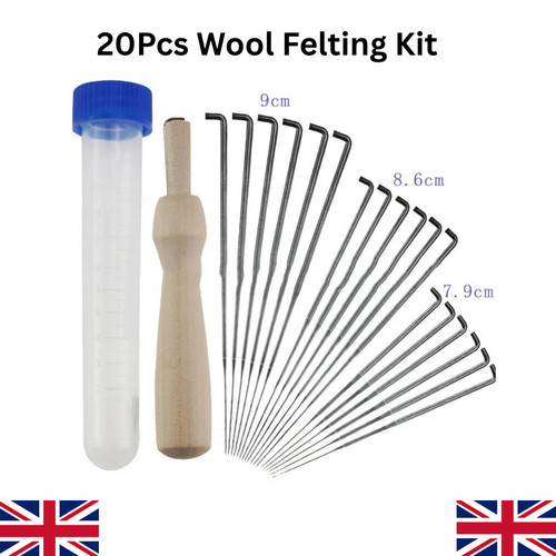 20x felting needles set - 20x, with