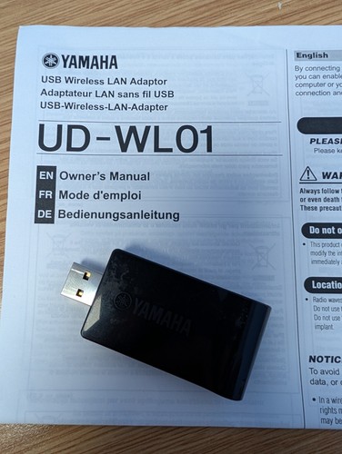 Yamaha wl01 udwl01 - udwl01, usb