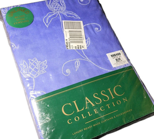 Amelia plain blue curtains - amelia,