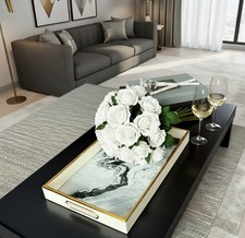 Luxury White Rectangle Kitchen