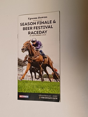 Epsom downs race card 24 - downs, 29/9/24