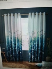 Clarissa Hulse Curtains Tania's Garden Midnight 167x 228 cm ( W66''x90'' RRP£170