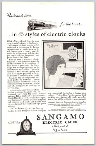 1929 print sangamo electric - print,