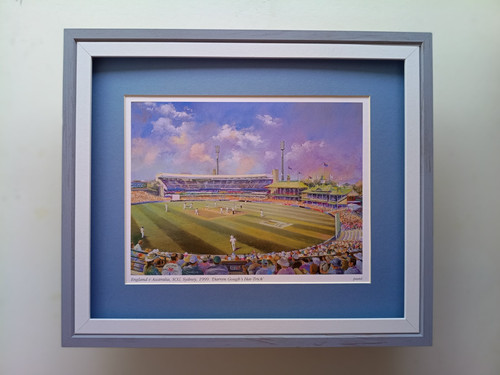 Cricket print england aust - print, 'england