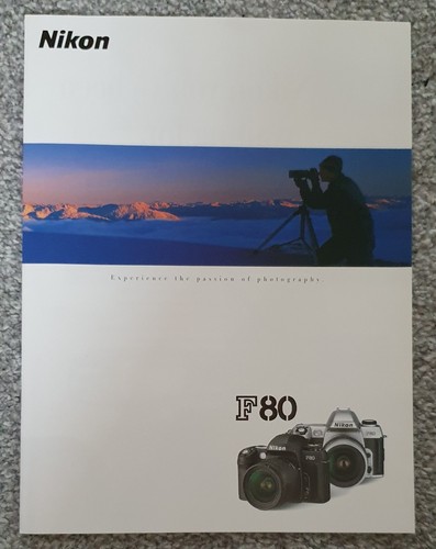 Nikon f80 sales brochure - f80,