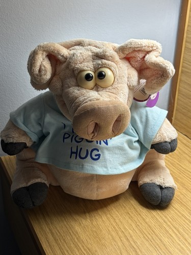 Piggin plush pig with tag - plush,