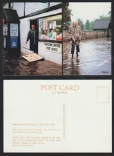 NEWTOWN LINFORD (near Leicester), Post Office, 1987 flood