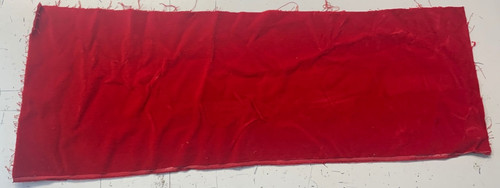 Rail seat fabric - , red