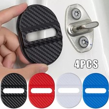 4x Carbon Look Car Door Lock