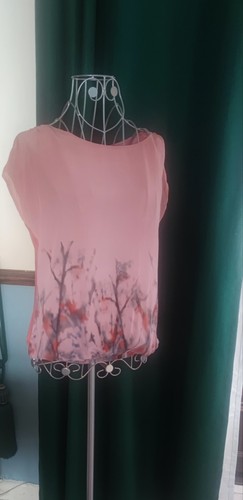 Mint velvet pink floral - mint,